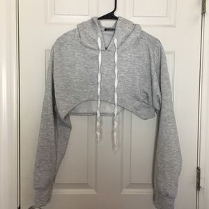 Fashion Nova crop hoodie